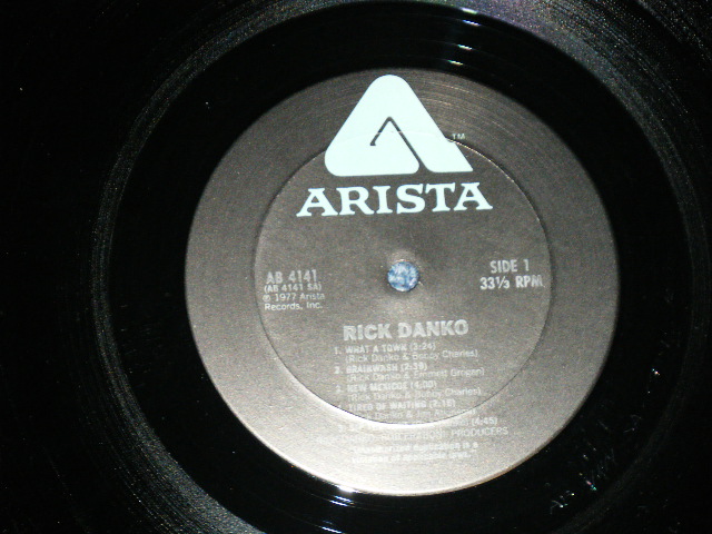 画像: RICK DANKO (of THE BAND)  -  RICK DANKO  ( MINT-/MINT- ) / 1977 US AMERICA ORIGINAL Used LP 