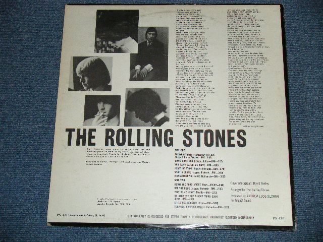 画像: ROLLING STONES - THE ROLLING STONES,NOW !( Matrix Number : A)  ZAL-6691 -4 △7764/ B)  ZAL-6692 -4   △7764x )(Ex++/MINT- )  / 1969 Version?  US AMERICA ORIGINAL "DARK BLUE LABEL with  BOXED LONDON Label" STEREO  Used LP 