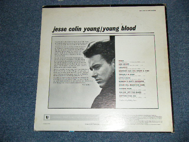画像: JESSE COLIN YOUNG (YOUNGBLOODS) - YOUNG BLOOD (Ex++/Ex+++) / 1965 US AMERICA ORIGINAL "MONO" Used  LP 