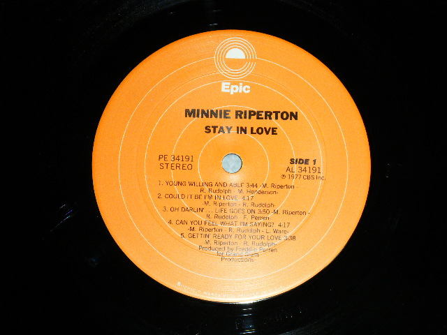画像: MINNIE RIPERTON - A ROMANTIC FANTASY SET TO MUSIC  ( Ex++/Ex+++)  / 1977  US AMERICA  ORIGINAL Used  LP   