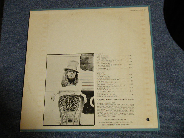 画像: LEON RUSSELL - LEON RUSSELL (B-3:"OLD MASTERS"credit) (Ex++/Ex) / 1968 US AMERICA ORIGINAL 1st Press "SUPERMAN Label Logo" Used LP 