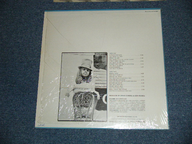 画像: LEON RUSSELL - LEON RUSSELL (MINT-/Ex+++) / 1970 US AMERICA 2nd Issued"Dost.'CAPITOL' Label"  "SUPERMAN Label Logo" Used LP 