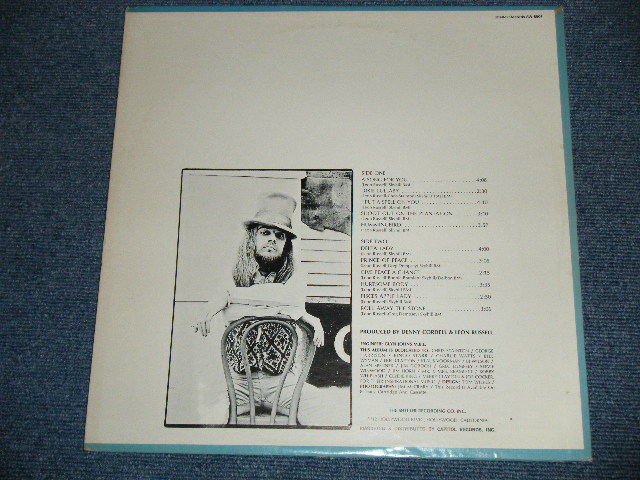 画像: LEON RUSSELL - LEON RUSSELL (Ex+/Ex+++) / 1970 US AMERICA 2nd Issued"Dost.'CAPITOL' Label"  "SUPERMAN Label Logo" Used LP 