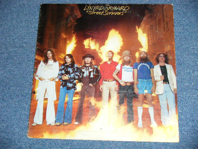 画像: LYNYRD SKYNYRD -  STREET SURVIVORS "FLAME Cover"   ( Ex/Ex++)  / 1977  US AMERICA  ORIGINAL 1st Press "FLAME Cover"  Used LP 