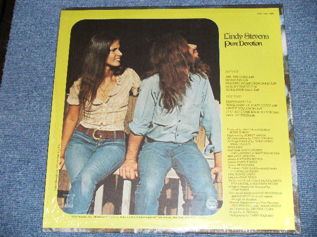 画像: LINDY STEVENS (LADY SWAMP SINGER SONGWRITER)  - PURE DEVOTION  (MINT/MINT-) / 1972 US AMERICA ORIGINAL Used  LP 