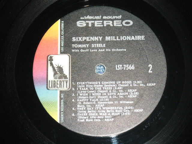 画像: TOMMY STEELE - SIXPENNY MILLIONAIRE (Ex+,Ex/Ex+++)  / 1968 US ORIGINAL STEREO Used   LP 