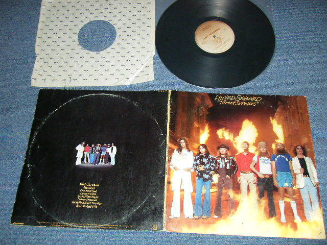 画像1: LYNYRD SKYNYRD -  STREET SURVIVORS "FLAME Cover"   ( Ex/Ex++)  / 1977  US AMERICA  ORIGINAL 1st Press "FLAME Cover"  Used LP 