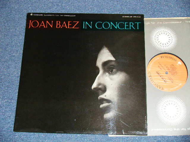 画像1: JOAN BAEZ - IN CONCERT  ( Ex++/Ex++ Looks:Ex+)  / 1968 US AMERICA 2nd Press "ORANGE LABEL" STEREO Used LP 