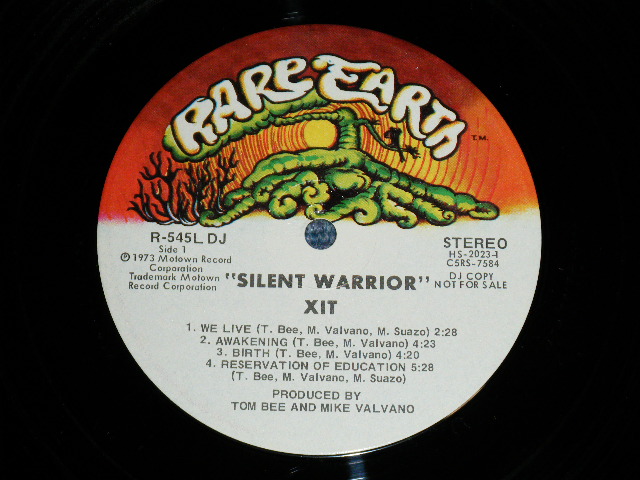 画像: XIT -  SILENT WARRIOR (PSYCHE:INDIAN ROCK)  (Ex+++/MINT- ) / 1973 US AMERICA ORIGINAL "PROMO"  Used  LP 
