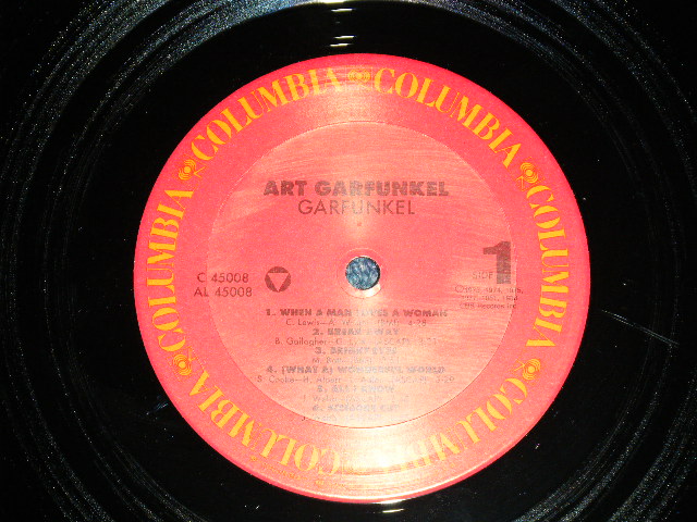 画像: ART GARFUNKEL (of SIMON &GARFUNKEL ) - GARFUNKEL (Ex+++/MINT-) / 1988 US AMERICA ORIGINAL Used LP  