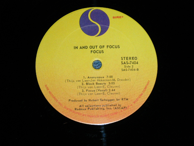 画像: FOCUS - IN AND OUT OF FOCUS : REISSUE of SES-97027   ( Ex+/Ex+++)  / 1973  US AMERICA REISSUE Used  LP