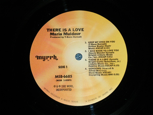 画像: MARIA MULDAUR -  THERE IS A LOVE  ( MINT-/MINT-)  / 1982  US AMERICA ORIGINAL Used  LP