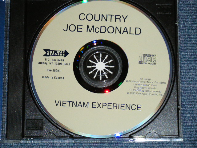 画像: COUNTRY JOE McDONALD - VIETNAM EXPERIENCE (MINT-/MINT)  / 1995 US AMERICA ORIGINAL Used CD 