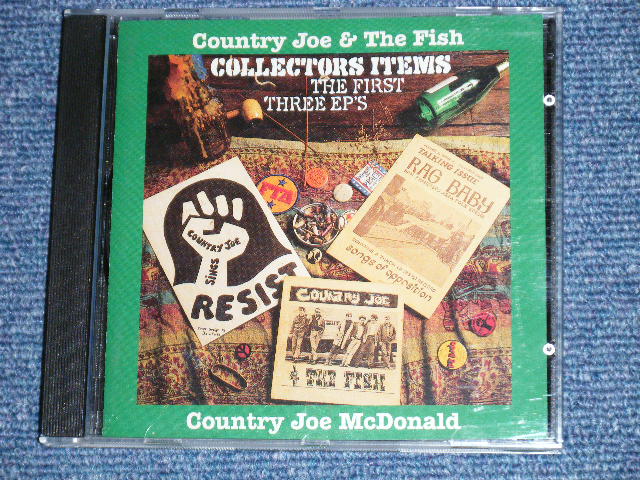 画像1: COUNTRY JOE (McDONALD) & THE FISH - COLLECXTOR'S ITEMS : THE FIRST THREE EP'S  (MINT-/MINT)  / 1994 US AMERICA ORIGINAL Used CD 