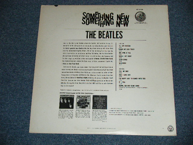 画像: The BEATLES -  SOMETHING NEW ( Matrix # A) ST-1-2108-H-13/B) ST-2-2108-H-13 : Ex++/Ex++ ) / US REISSUE "1969 Version LIME GREEN  Label" Used LP 
