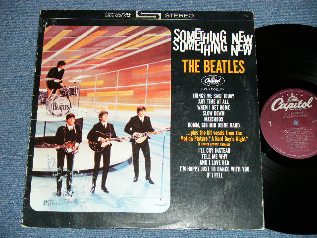 画像1: The BEATLES -  SOMETHING NEW ( Matrix # A) ST-1-2108-H17#1/B) ST-2-2108-H16#2 : Ex/MINT-) / US REISSUE "1978 Version PURPLE  Label" Used LP 