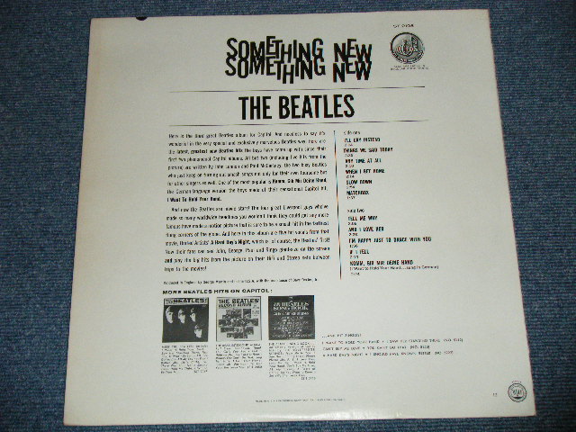 画像: The BEATLES -  SOMETHING NEW ( Matrix # A) ST-1-2108-R13 /B) ST-2-2108-R15#2  : Ex+++/MINT- ) / US REISSUE "1969 Version 'MFD By APPLE on Label" Used LP 