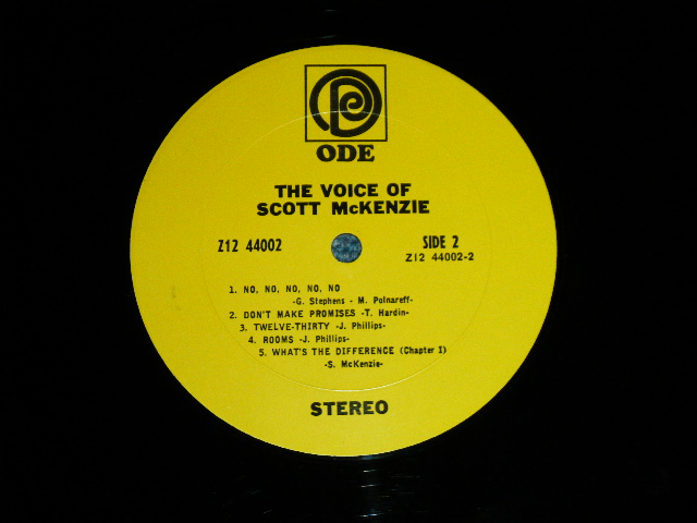 画像: SCOTT McKENZIE - THE VOICE OF (Ex/Ex Looks:VG+++ , Ex++)  / 1967 US AMERICA ORIGINAL STEREO  Used   LP 