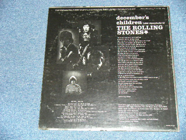 画像: ROLLING STONES -  DECEMBER'S CHILDREN (Matrix # A) ARL-7031-4  MR ▵8580        B) ARL-7032-4  MR ▵8580 -x) (Ex/Ex++ Looks:Ex-  EDSP, WOFC)  / 1966 VERSION US AMERICA  "RED with Boxed 'LONDON' Label"  MONO  Used LP