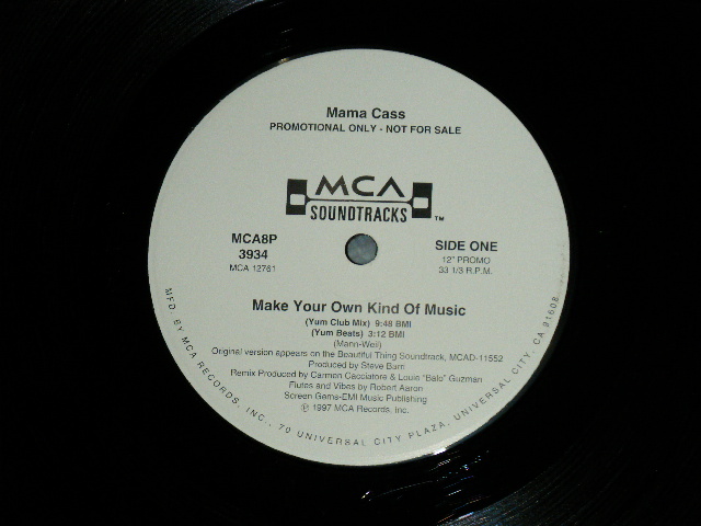 画像: MAMA CASS of The MAMAS & The PAPAS - MAKE YOUR OWN KIND OF MUSIC ( -/MINT-) /  1997 US AMERICA ORIGINAL "PROMO ONLY"  Used  12"
