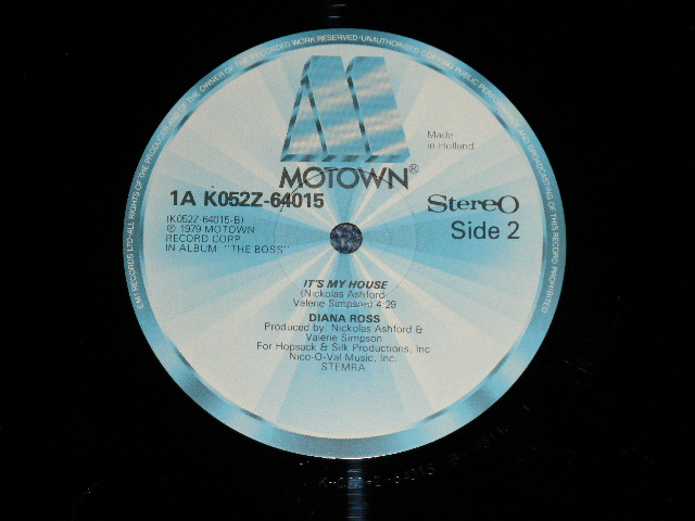 画像: DIANA ROSS - UPSIDE DOWN ( Ex+++/MINT- ) / 1979 HOLLAND ORIGINAL Used 12" Single 