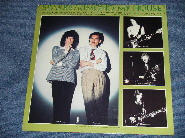 画像: SPARKS - KIMONO MY HOUSE  ( Ex+++/Ex+++)  / 1974  WEST-GERMANY GERMAN  ORIGINAL  Used LP