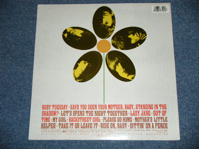 画像: ROLLING STONES -  FLOWERS ( MINT-/MINT- )  / 1980's VERSION  US AMERICA  REISSUE "RED LABEL"  STEREO   Used LP