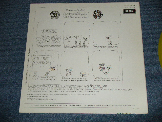 画像: ROLLING STONES - BETWEEN THE BUTTONS ( Ex+++/MINT- )  /  HOLLAND Limited "YELLOW WAX Vinyl" Used LP 