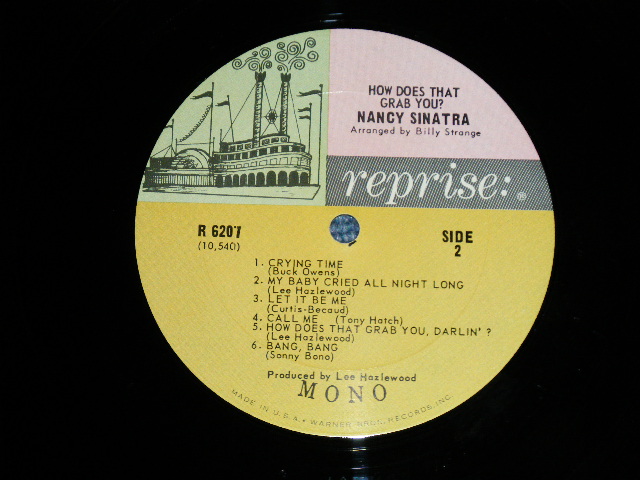 画像: NANCY SINATRA - HOW DOES THAT GRAB YOU? ( Ex++/MINT-) / 1966 US AMERICA ORIGINAL "MULTI COLOR Label" MONO Used LP 