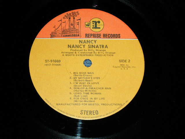 画像: NANCY SINATRA - NANCY (Ex+/Ex+++)  / 1969? US AMERICA "CAPITOL Records Club Issue" STEREO Used   LP 