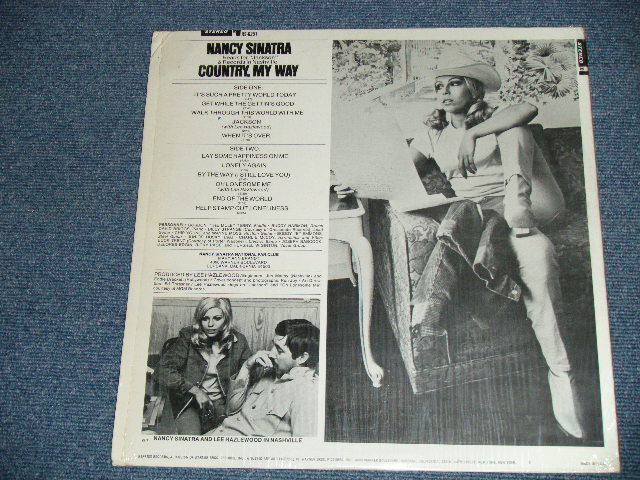 画像: NANCY SINATRA - COUNTRY MY WAY ( Ex+++/Ex++ Looks:Ex+) / 1968 Version?  US AMERICA ORIGINAL 2nd press " ORANGE & BROWN COLOR Label" STEREO  Used LP 