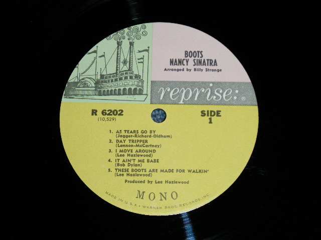 画像: NANCY SINATRA - BOOTS (Ex+/Ex++ B-6:VG) / 1966 US AMERICA ORIGINAL "MULTI COLOR Label" MONO Used LP 