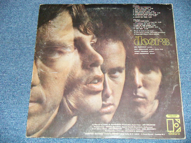 画像: THE DOORS - THE doors ( Matrix #A)EKS 74007 A (AL) ARC 10-2-68 B)EKS 74007 B (AL) ARC 10-2-68) "ALLENTOWN Record Co. Press in PA" (Ex/VG+++) / 1967 US AMERICA Original 1st Press "GOLD Label" Used STEREO LP 