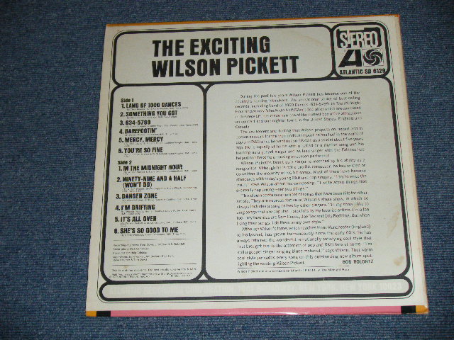 画像: WILSON PICKETT - THE EXCITING  (Ex++/Ex++ A-5:VG++)  / 1966 US AMERICA  ORIGINAL " GREEN & BLUE Label"  STEREO  Used LP  