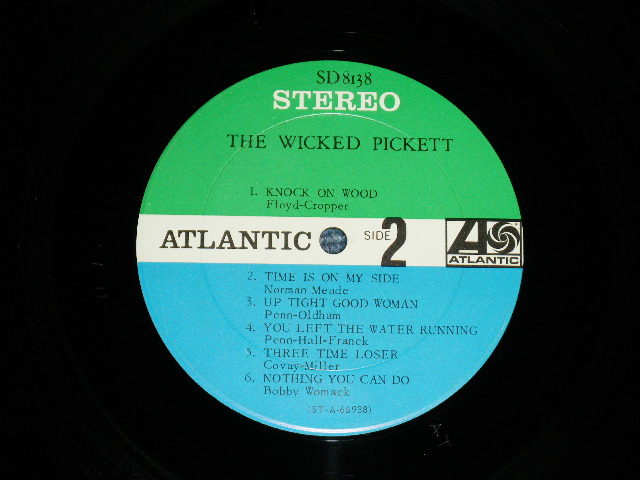 画像: WILSON PICKETT - THE WICKED PICKETT  (Ex++/Ex+,Ex++)  / 1967 US AMERICA  ORIGINAL " GREEN & BLUE Label"  STEREO  Used LP  