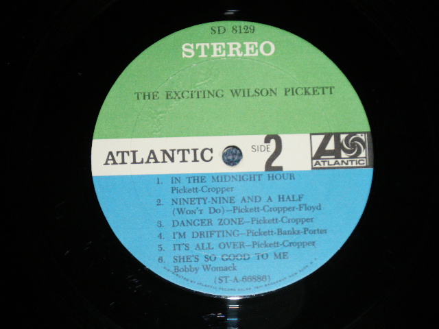 画像: WILSON PICKETT - THE EXCITING  (Ex++/Ex++ A-5:VG++)  / 1966 US AMERICA  ORIGINAL " GREEN & BLUE Label"  STEREO  Used LP  