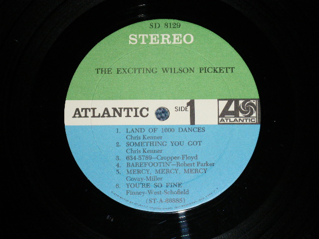 画像: WILSON PICKETT - THE EXCITING  (Ex++/Ex++ A-5:VG++)  / 1966 US AMERICA  ORIGINAL " GREEN & BLUE Label"  STEREO  Used LP  