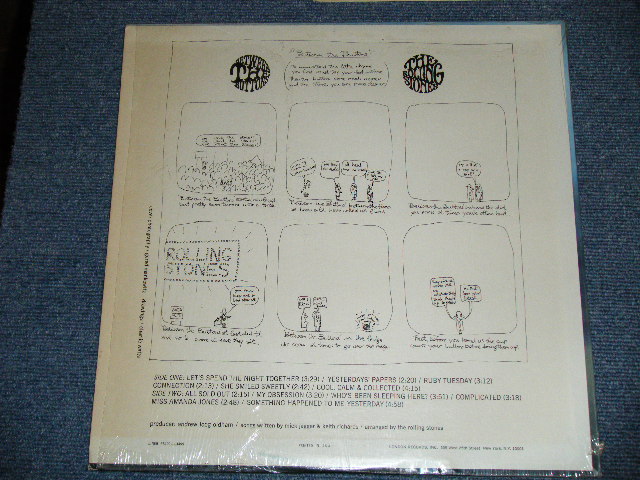 画像: ROLLING STONES - BETWEEN THE BUTTONS (  MATRIX # A) ZAL-7616-1B /  B) ZAL 7617-1B  ) ( MINT-/Ex++ Looks:Ex+ )  / 1967 VERSION  US AMERICA  ORIGINAL  "DARK BLUE LABEL"  STEREO   Used LP