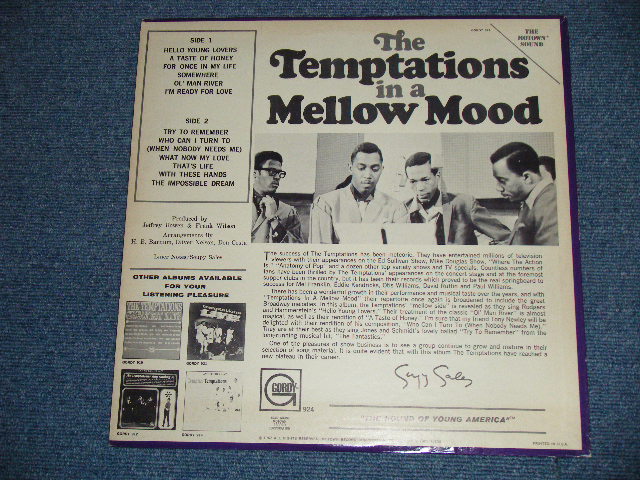 画像: THE TEMPTATIONS - IN A MELLOW MOOD ( Ex++/Ex++ B-5,6:Ex)  / 1969 US AMERICA ORIGINAL STEREO Used LP