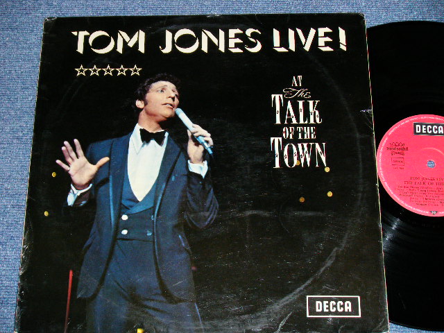 画像1: TOM JONES - AT THE TALK OF THE TOWN  ( Ex++/Ex+++ Looks:Ex ) / 1970's WEST GERMANY GERMAN "RED Label With Boxed DECCA" Used LP 