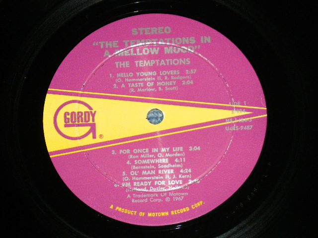 画像: THE TEMPTATIONS - IN A MELLOW MOOD ( Ex++/Ex++ B-5,6:Ex)  / 1969 US AMERICA ORIGINAL STEREO Used LP