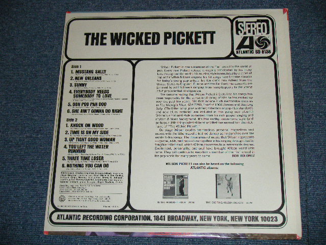 画像: WILSON PICKETT - THE WICKED PICKETT  (Ex++/Ex+,Ex++)  / 1967 US AMERICA  ORIGINAL " GREEN & BLUE Label"  STEREO  Used LP  