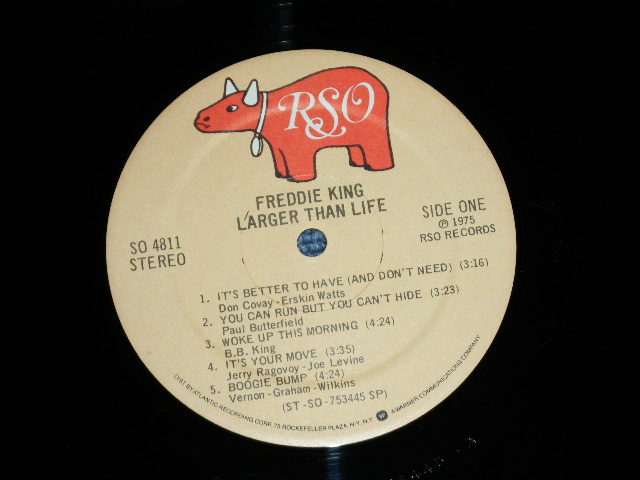 画像: FREDDY / FREDDIE KING - LARGER THAN LIFE  ( Ex+++/MINT-) / 1975 US AMERICA ORIGINAL Used LP  
