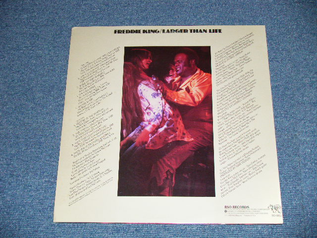 画像: FREDDY / FREDDIE KING - LARGER THAN LIFE  ( Ex+++/MINT-) / 1975 US AMERICA ORIGINAL Used LP  