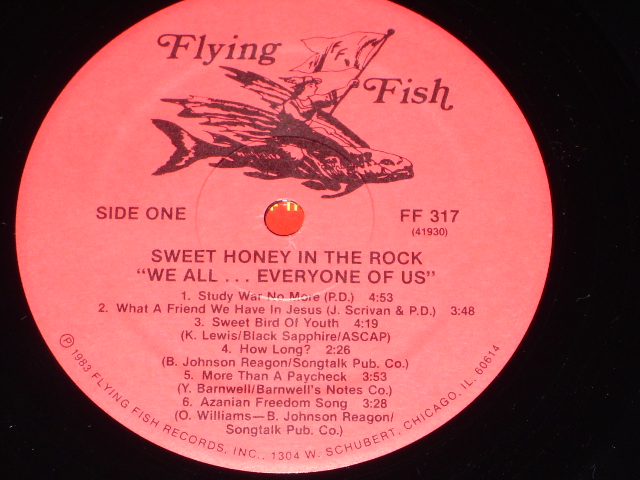 画像: SWEET HONEY IN THE ROCK - SWEET HONEY IN THE ROCK - WE ALL...EVERY ONE OF US / 1983 US ORIGINAL LP 