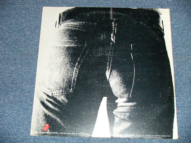 画像: The ROLLING STONES - STICKY FINGERS (Matrix # A) ST-RS-712189 CC MR 15943 (2) Rolling Stones Records B) ST-RS-712190 CC MR 15943-x (7) Rolling Stones Records ) ( Ex++/Ex++   ) / 1971 US AMERICA ORIGINAL "MO Press" "ZIPPER COVER" "1841 BROADWAY Label" Used LP