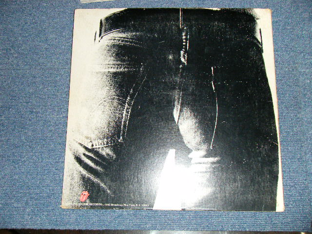 画像: The ROLLING STONES - STICKY FINGERS (Matrix #   A) ST-RS-712189 CC MR 1543 (2)  Rolling Stones Records  B) ST-RS-712190 BB MR 1543-x (5) Rolling Stones Records ) ( Ex++/Ex++ WOFC, WOL  ) / 1971 US AMERICA ORIGINAL "MO Press"  "ZIPPER COVER" "1841 BROADWAY Label" Used LP