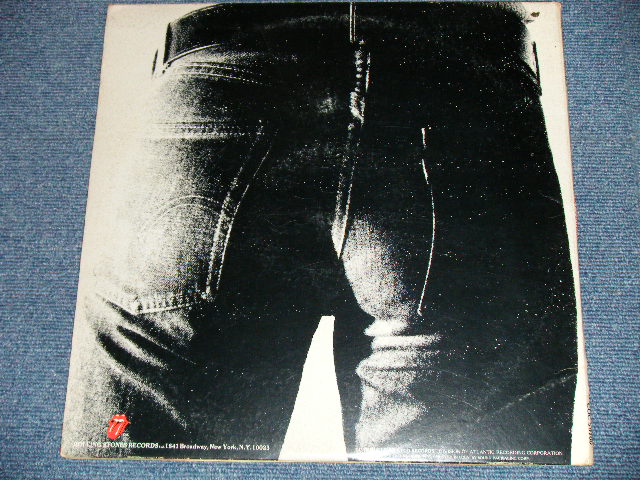 画像: The ROLLING STONES - STICKY FINGERS ( Matrix #   A) ST-RS-712189 BBBB PR Rolling Stones Records  B) ST-RS-712190 FFFF PR Rolling Stones Records ) ( Ex++/Ex++ Looks:Ex+ ) / 1971 US AMERICA "RECORDS CLUB Released Version" "ZIPPER COVER"  Used LP 