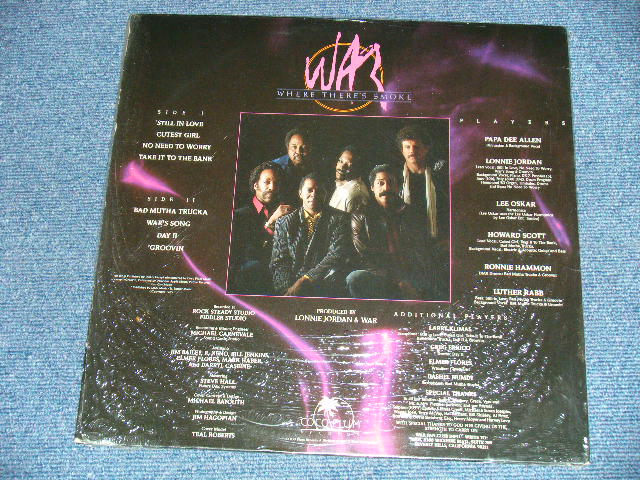 画像: WAR - WHERE THERE'S SMOKE  ( MINT-/VG+++)  / 1984 US AMERICA ORIGINAL Used  LP