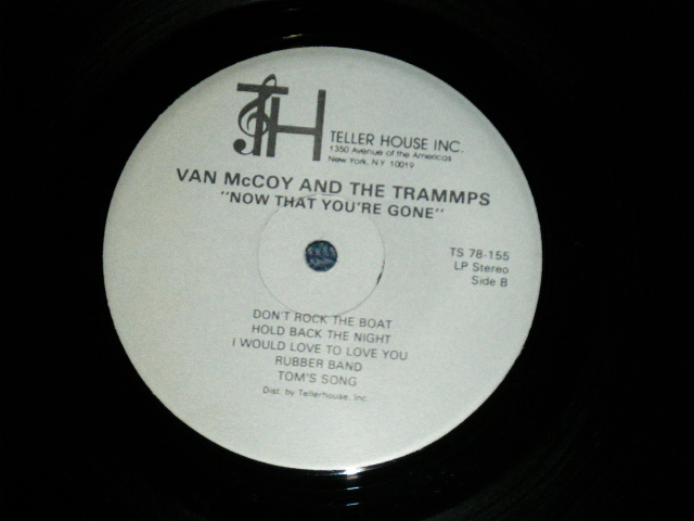 画像: VAN McCOY & The TRAMPS - NOW THAT YOU'RE GONE  ( MINT-/Ex+++ )  /  US AMERICA  ORIGINAL Used LP  